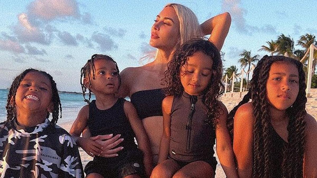Kim Kardashian reveals that one of her children has vitiligo