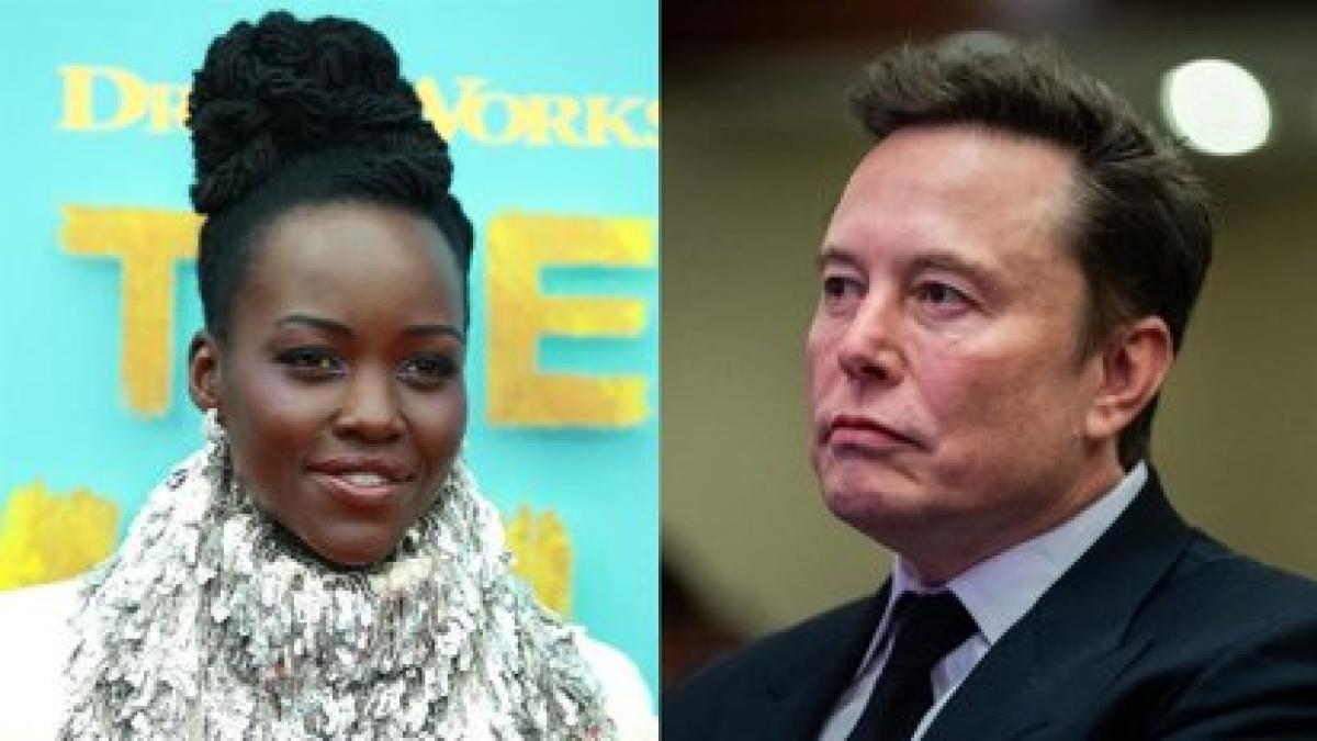Elon Musk estalla por elección de Lupita Nyong'o como Helena de Troya: "Era rubia y de piel clara"