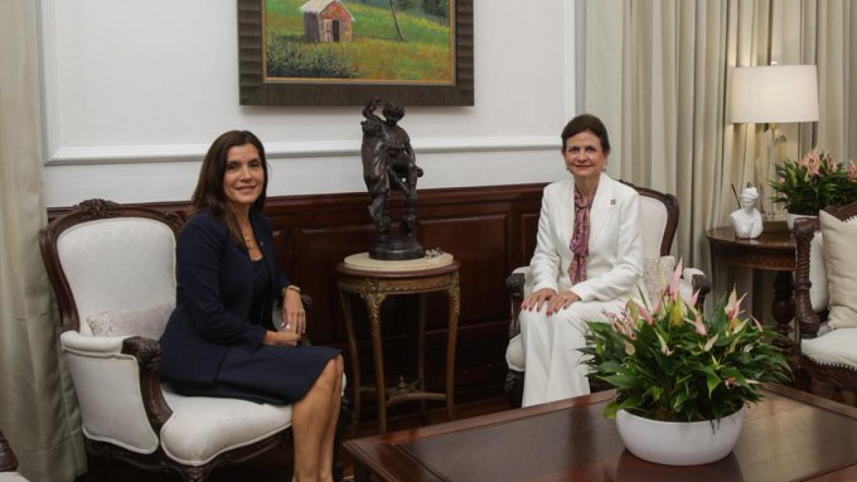Vicepresidenta se reúne con embajadora de EEUU en RD