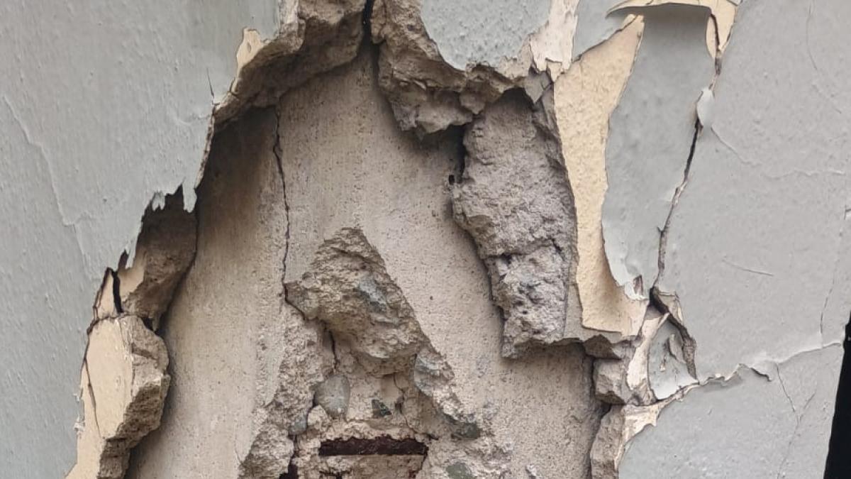 Comisión del Codia y la alcaldía evalúan deterioro del centro para ciegos en Santiago