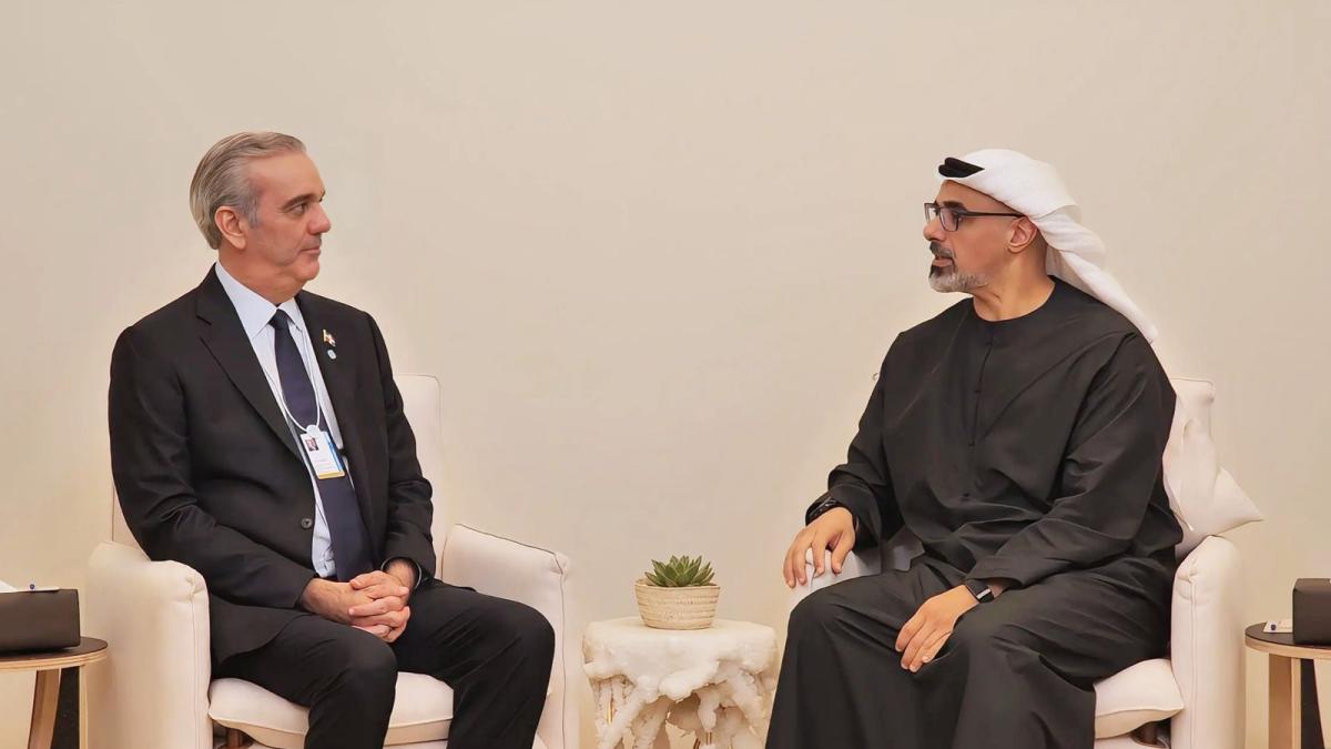 Abinader concluye agenda en Emiratos Árabes tras audiencia con el príncipe heredero de Abu Dabi