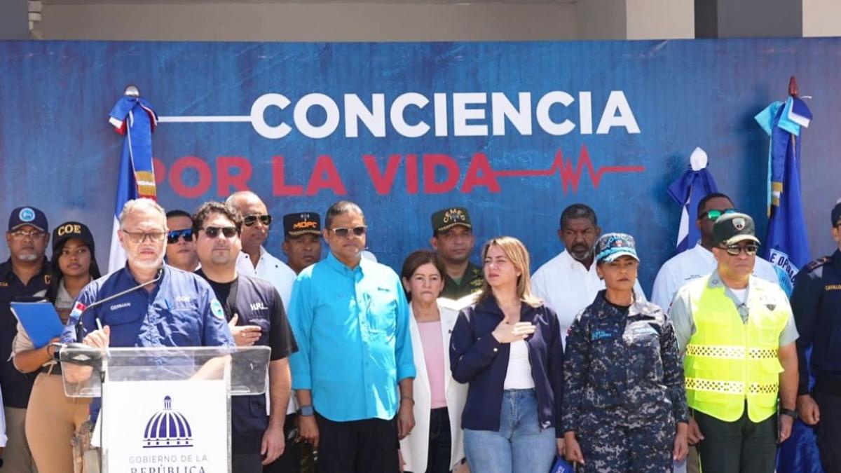 Desde Peravia realizan segundo lanzamiento del operativo "Conciencia por la vida"