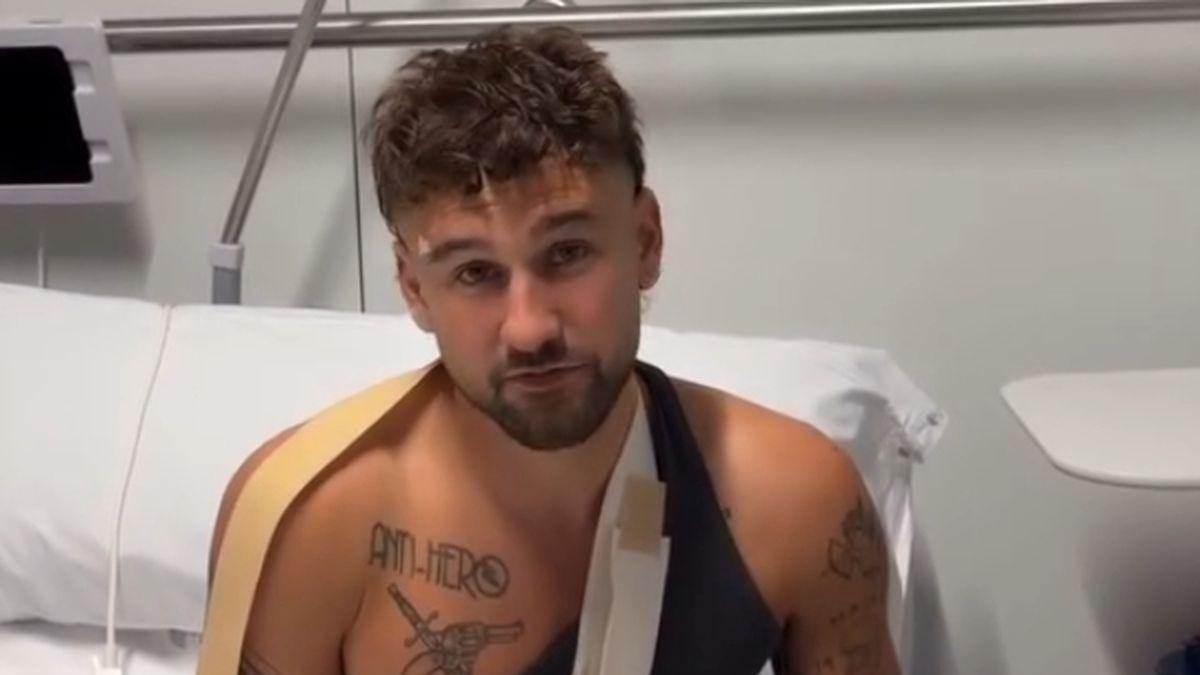 Dani Férnandez es intervenido de la lesión sufrida tras caerse en un concierto en València