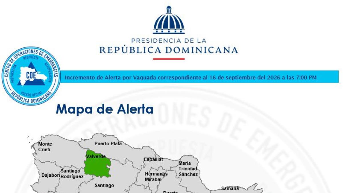 Tres comunidades en alerta amarilla por efectos de vaguada