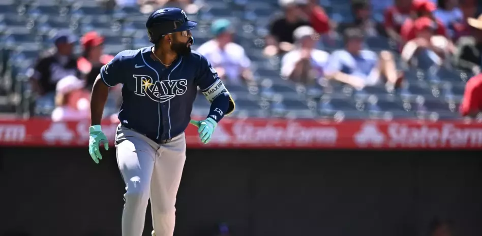 Caminero conecta su jonrón número 15 y los Rays de Tampa Bay derrotaron a los Angelinos 8-3