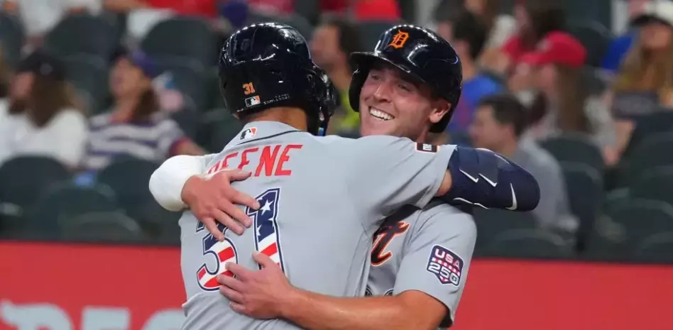 Riley Greene da vuelacercas de dos carreras y Tigres blanquean 3-0 a los Rangers