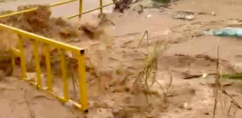 Crecida de río vuelve a afectar a productores de Tireo