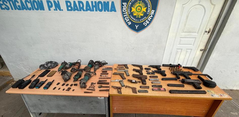Apresan a un hombre con un arsenal en Barahona