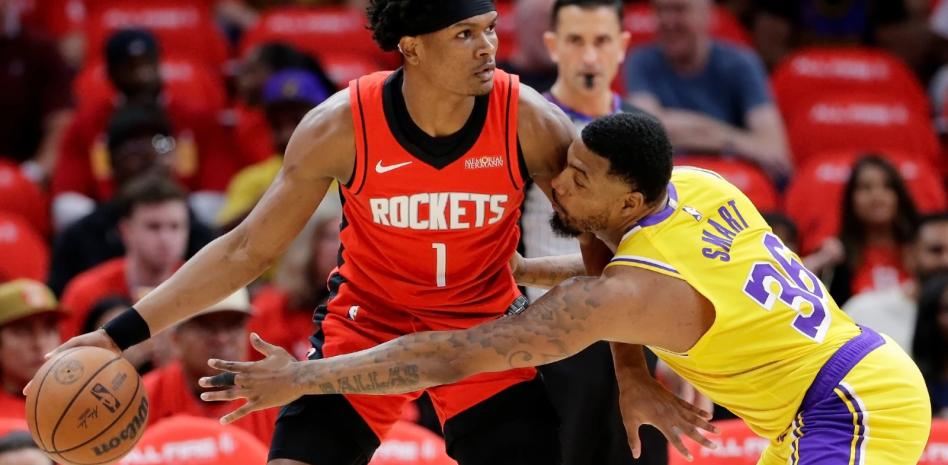Amen Thompson evita eliminación y vencen a los Lakers