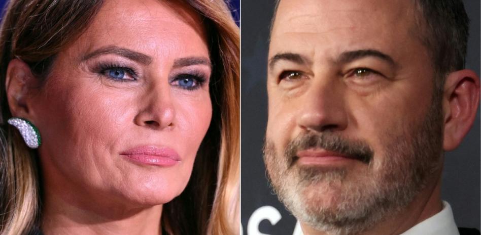 Melania Trump arremete contra Jimmy Kimmel por bromear con su eventual viudez tras ataque a Trump