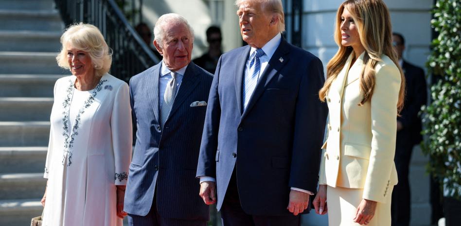 Rey Carlos III se reúne con Trump en un intento por recomponer las relaciones