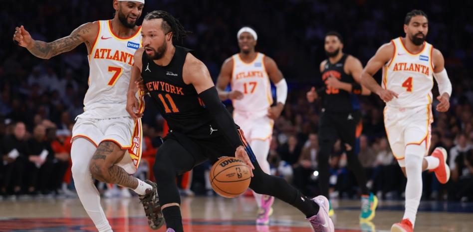 Jalen Brunson sobresale con 39 puntos en la victoria de los Knicks sobre los Hawks