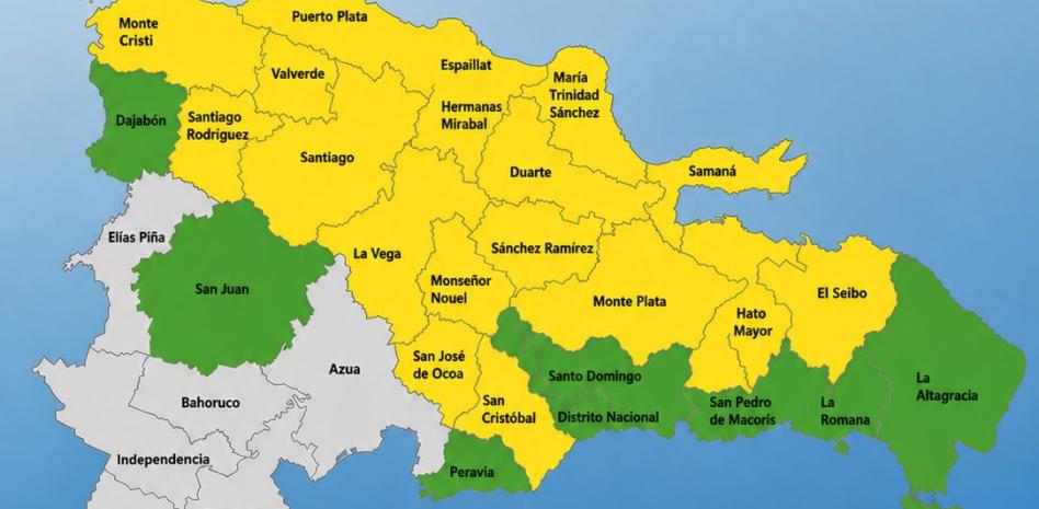Continúan las lluvias este viernes: COE mantiene 18 provincias en alerta