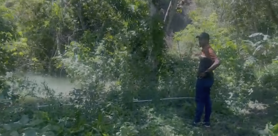 Derrumbe mantiene represado río Quinigua en Palo Quemado