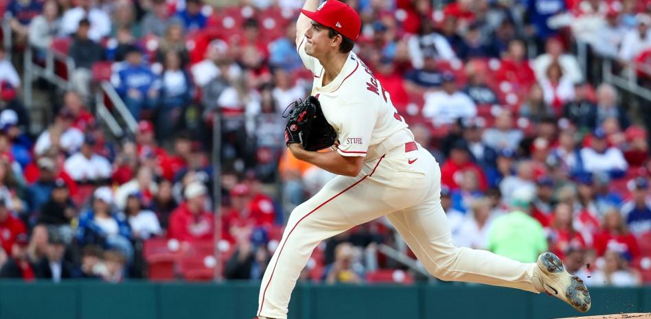 Michael McGreevy lanza de manera brillante y Cardenales superan a Dodgers