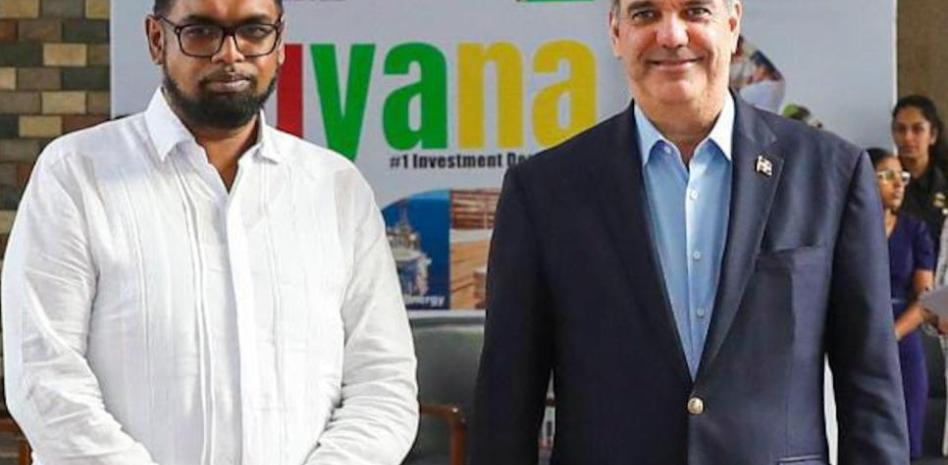 Abinader viaja a Guyana para una firma de cooperación bilateral con el mandatario Mohamed Irfaan Ali