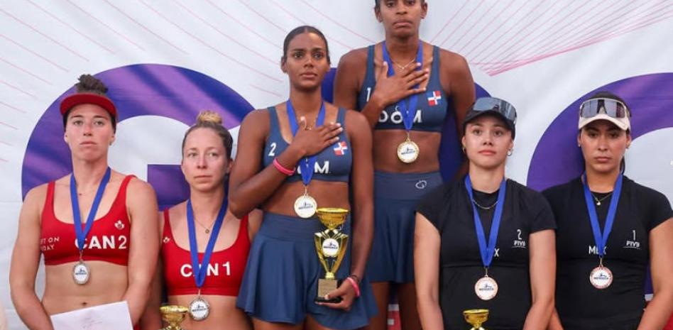 Paniagua y Cleto ganan oro histórico en Torneo Norceca de playa