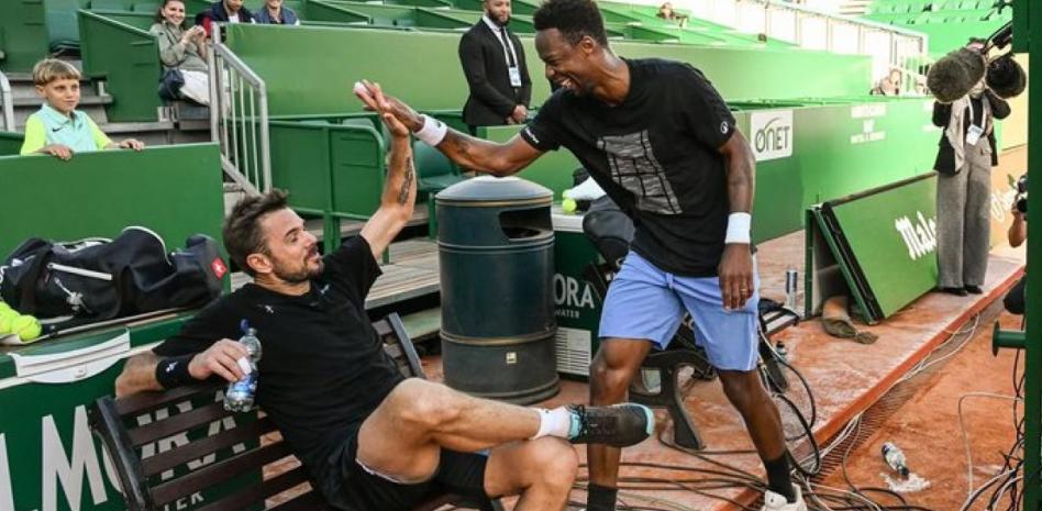 El último baile en Roland Garros para Stan Wawrinka y Gael Monfils