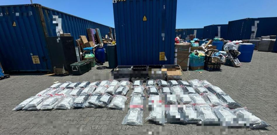 DNCD incauta 133 paquetes de marihuana en Puerto de Haina Oriental