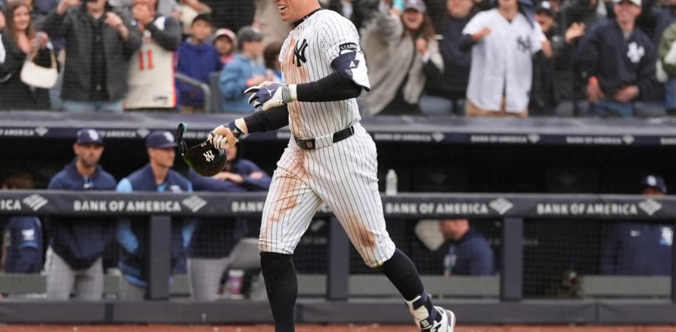 Aaron Judge detiene sequía jonronera y los Yanquis blanquean 2-0 a Tampa