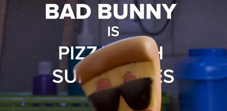Bad Bunny dará voz a un pedazo de pizza con gafas en 'Toy Story 5'