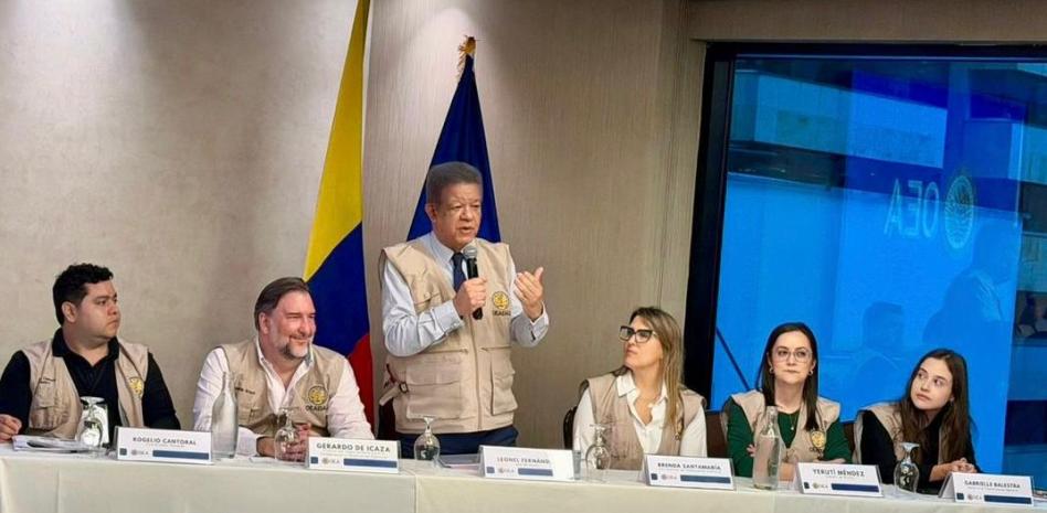 Leonel lidera misión de Observación Electoral de la OEA en Colombia
