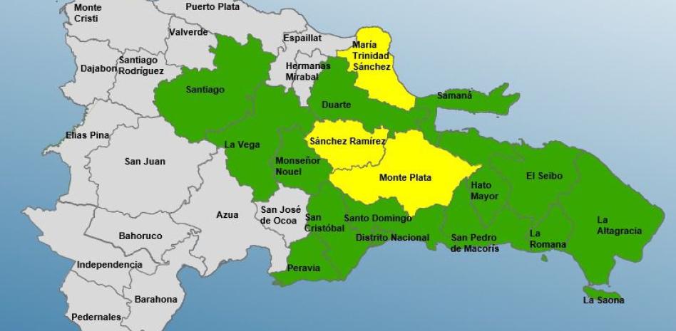 Tres provincias se mantienen en alerta amarilla y 14 en verde por incidencia de vaguada