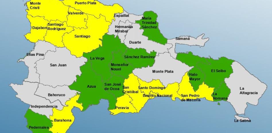 Vaguada y onda tropical siguen generando aguaceros; COE eleva a 22 las provincias en alerta
