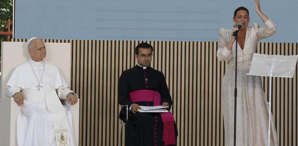 Niña Pastori canta ante el papa León XIV y lo define como un momento “privilegiado”