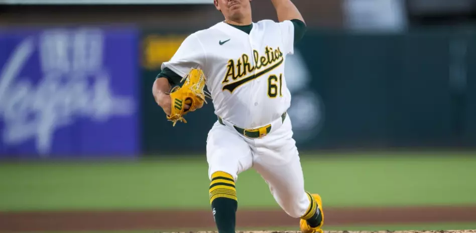 Gage Jump lanza bien, los Atléticos anotan 5 en el primero y vencen 5-0 a los Angelinos