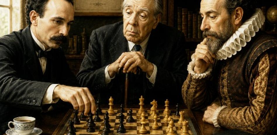 Ajedrez entre poetas y escritores