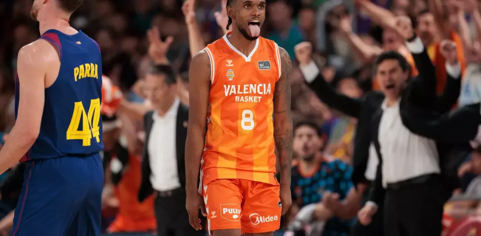 Jean Montero, con 29 puntos, noquea al Barça y acerca al Valencia al título de ACB