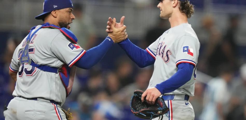 Nimo, Osuna y Durán lideran ataque de Texas en su victoria sobre los Marlins