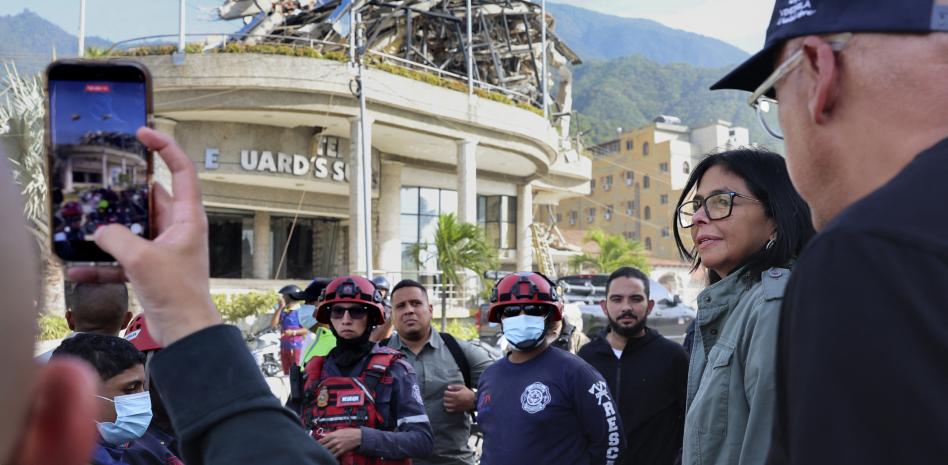 Delcy Rodríguez: Venezuela atraviesa las “horas más críticas”