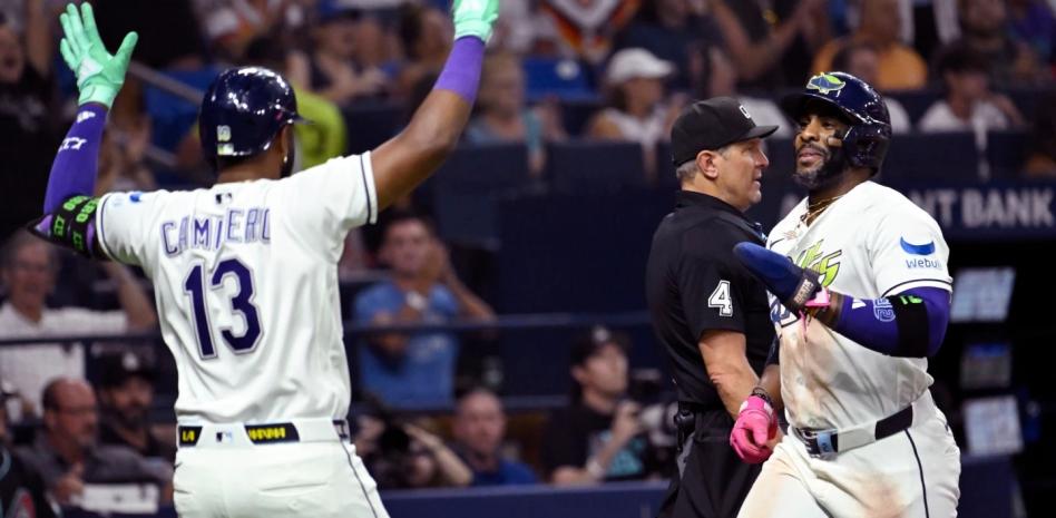 Caminero y Mullens dan jonrones en la victoria de los Rays sobre Arizona
