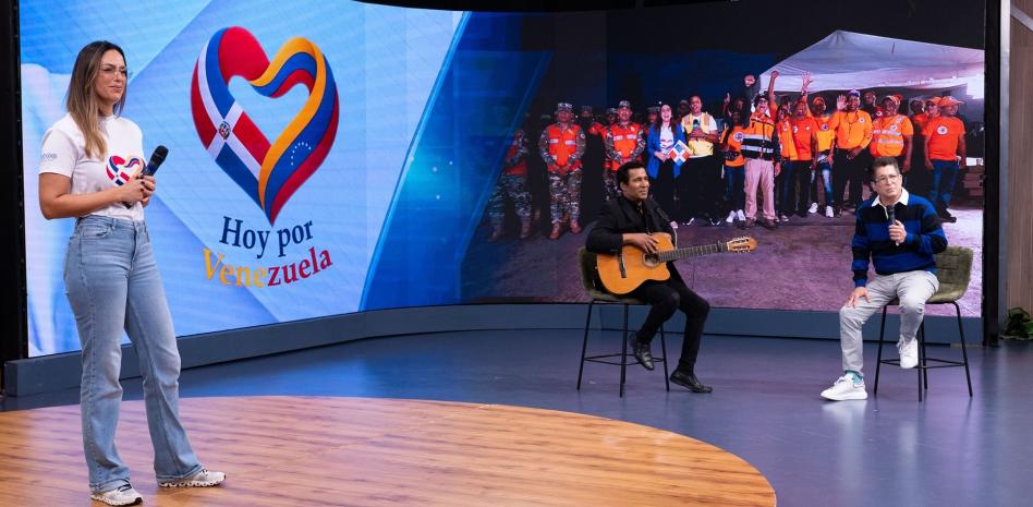 La TV dominicana se une por Venezuela en una jornada sin precedentes que recauda toneladas de insumos