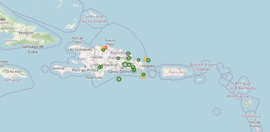 Tiembla el Caribe: Enjambre de sismos en la costa sur dominicana