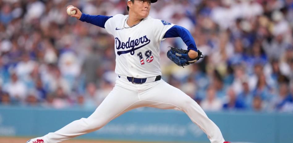 Yamamoto poncha 10 y los Dodgers extienden racha negativa de los Padres