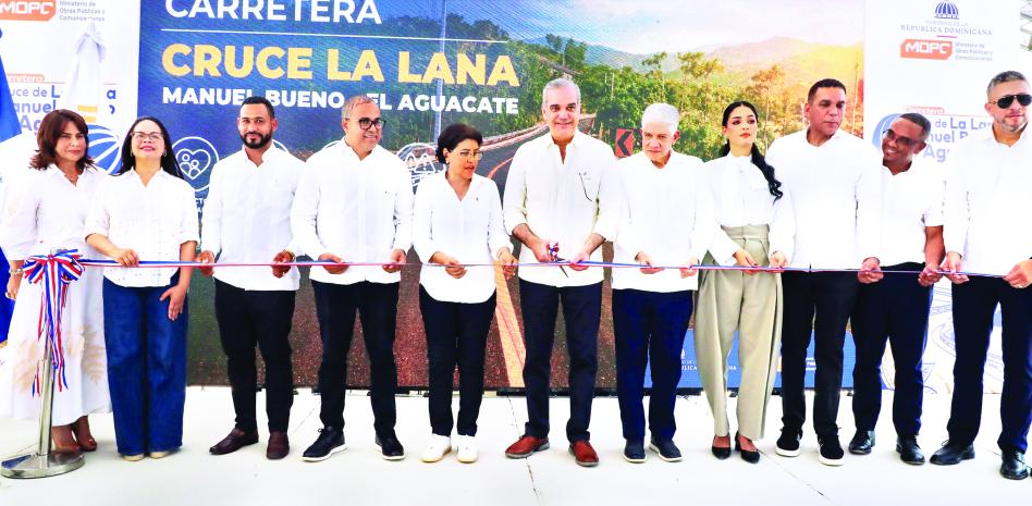 Abinader inaugura conjunto de obras en la región del Cibao