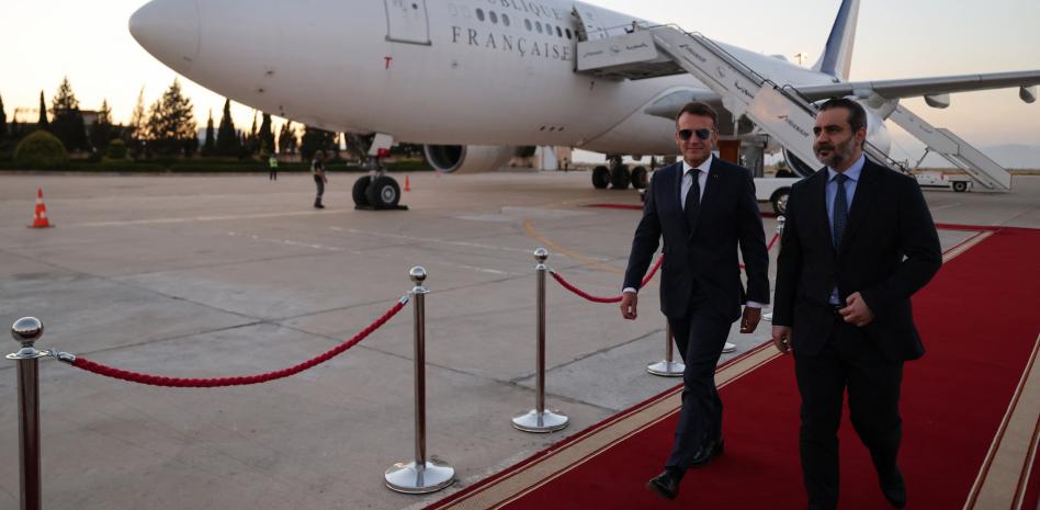 Macron es el primer líder occidental en visitar Siria