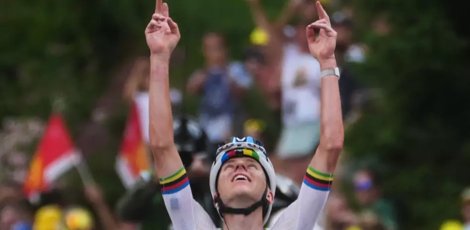 Pogacar se escapa en sexta etapa del Tour de Francia y recupera el maillot de líder