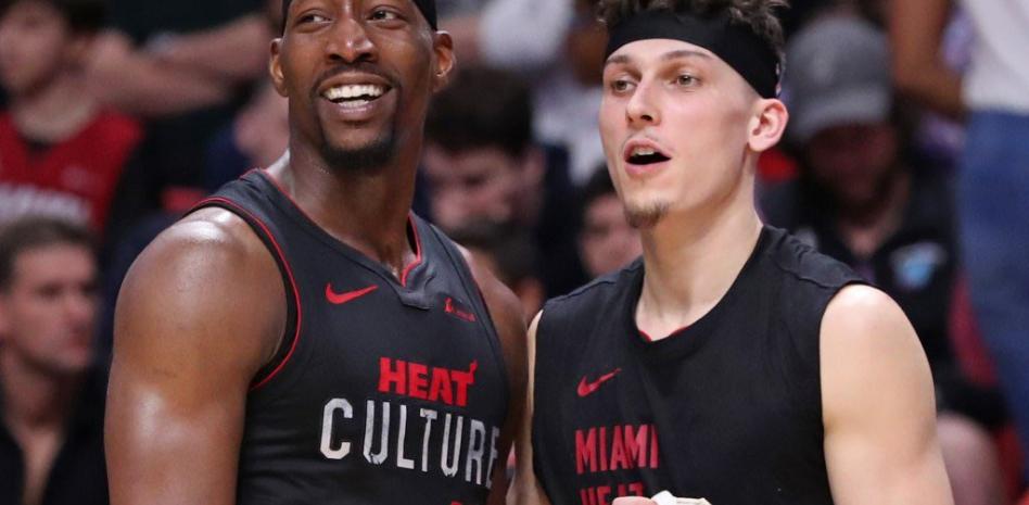 Bam Adebayo y Tyler Herro tienen un fuerte altercado verbal y físico en Las Vegas