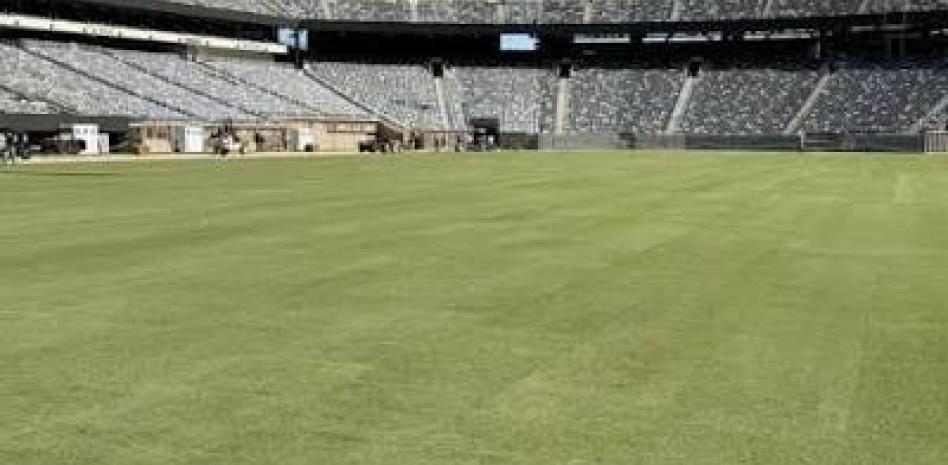El césped de la final del Mundial de Fútbol será vendido por pedazos