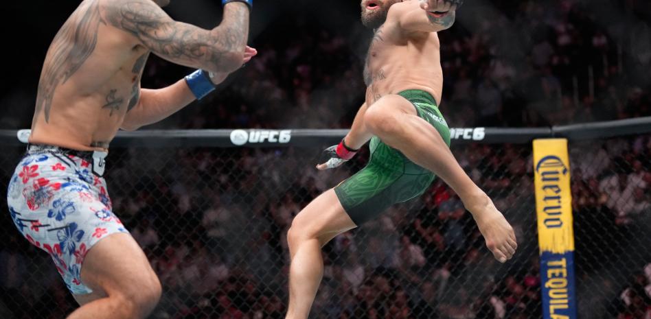 Conor McGregor sufre lesión temprana de rodilla en su regreso y pierde ante Max Holloway en UFC 329