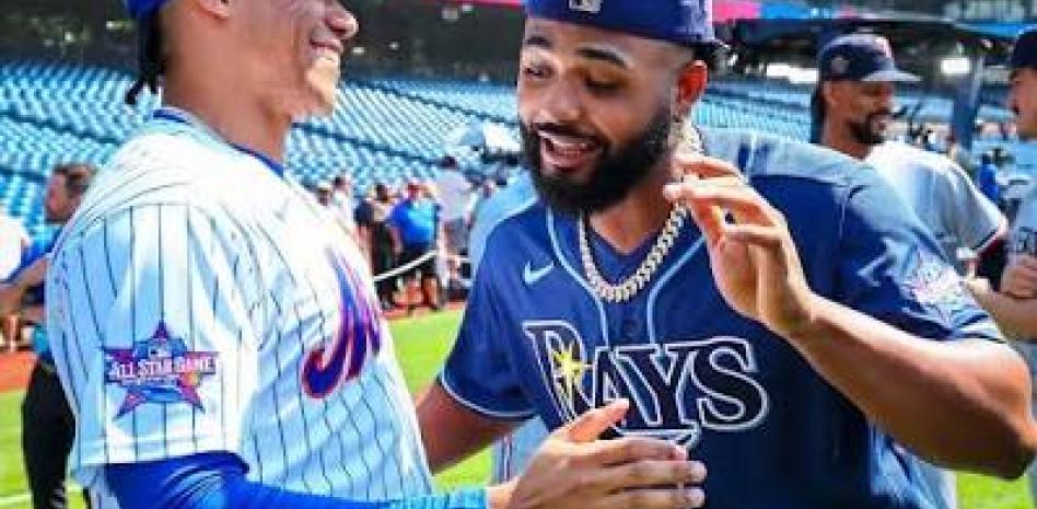 Caminero batea de cuarto por la Liga Americana y Soto será segundo bate por la Liga Nacional