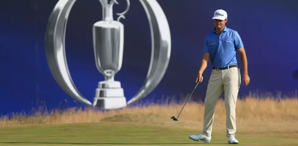 Suber lidera un día de sorpresas en su primer Abierto Británico de golf