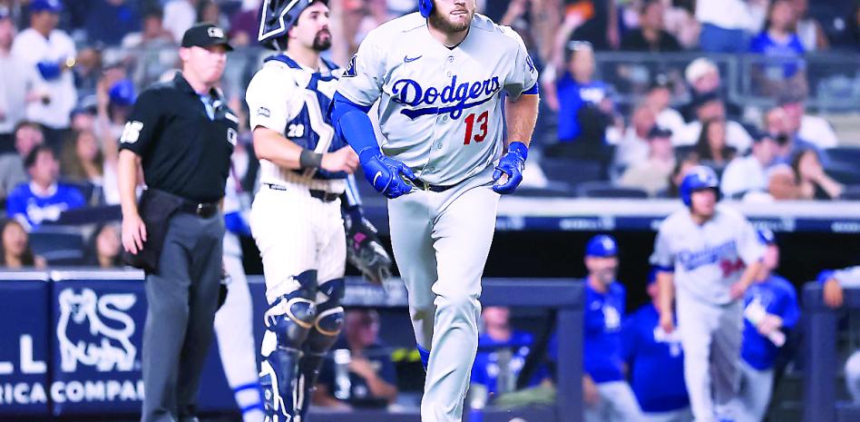 Max Muncy decide con jonrón la victoria de los Dodgers sobre los Yankees