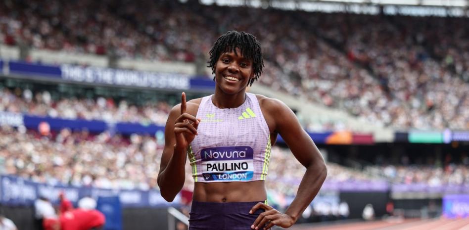 Marileidy Paulino mantiene su dominio en los 400 lisos en Londres y logra su cuarto triunfo este año