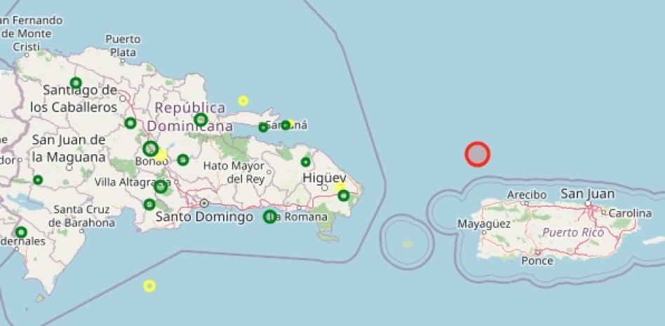 Se registra sismo de magnitud 5.0 al este del país