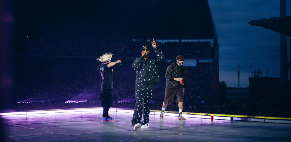 Bad Bunny cierra su gira europea en Bruselas con Jowell y Randy
